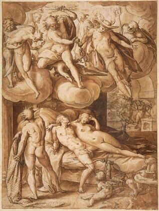 Venus and Mars Surprised by Vulcan — size preview