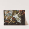 Venus and Mars with Cupid and the Three Graces in a Landscape (1590-95) by Domenico Tintoretto