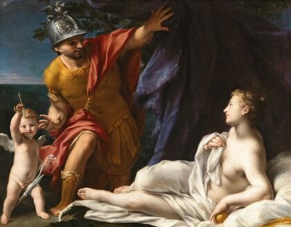 Venus and Mars with Cupid