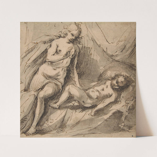 Venus and Sleeping Cupid by Hans Stutte