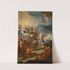 Venus Appealing To Jupiter, Juno, And Apollo On Behalf Of the Trojan Fleet by Circle Of Corrado Giaquinto