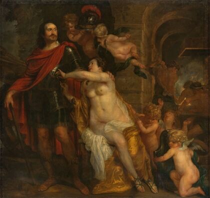 Venus Arming a Warrior, possibly Johan Maurits, Count of Nassau-Siegen, at the Forge of Vulcan