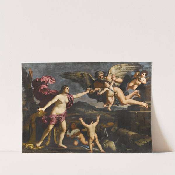 Venus Cupido Und Chronos by Giacinto Gimignani