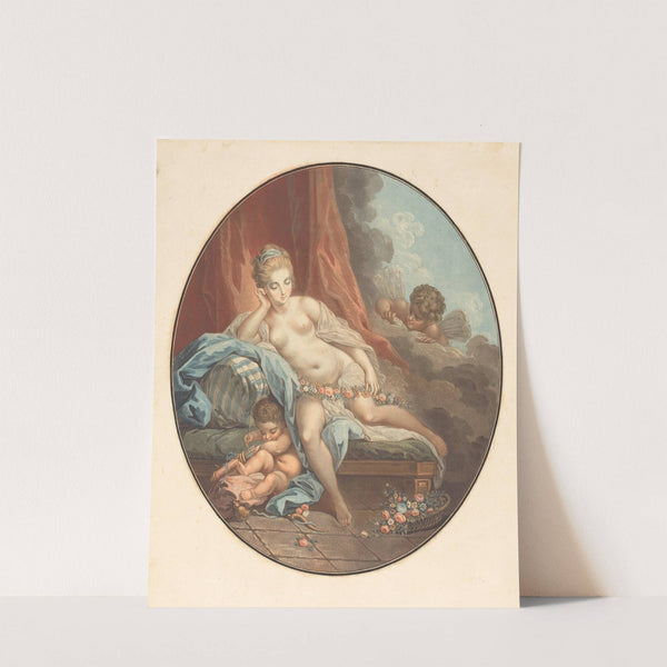 Venus en reflection by Jean François Janinet