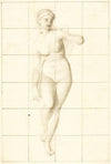 Venus Guiding Eneas and the Trojans to the Latin Shore (study of Venus) (ca. 1857)