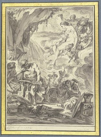 Venus in der Werkstatt des Vulkan, der die Waffen des Aeneas schmiedet