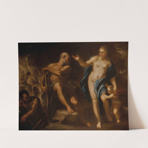 Venus in the Forge of Vulcan by Luca Giordano