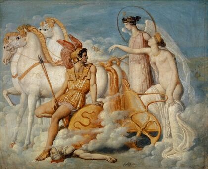 Venus, Injured By Diomedes, Returns To Olympus