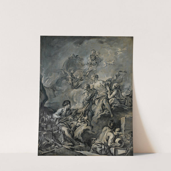 Venus Ordering Weapons From Vulcan by François Boucher