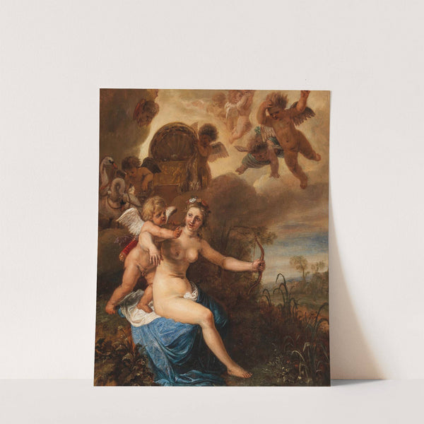 Venus taking away Cupid’s bow by Cornelis Holsteyn