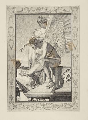 Venus zeigt Amor Psyche (Amor und Psyche, Opus V, Blatt 4)
