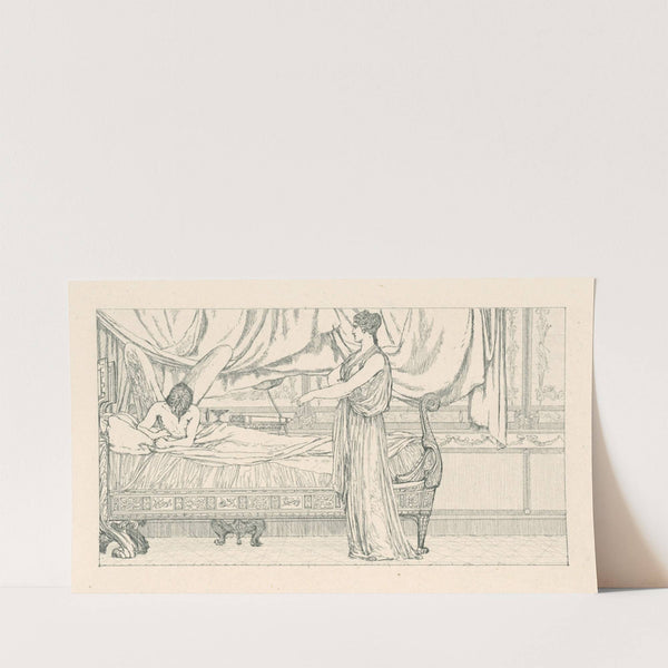 Venuša v Amorovej izbe (1881) by Max Klinger