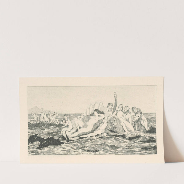 Venuša v mori (1881) by Max Klinger