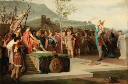 Vercingetorix Throws Down His Arms At The Feet Of Julius Caesar
