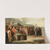 Vercingetorix Throws Down His Arms At The Feet Of Julius Caesar by Émile Lévy