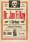 Verdensvidunderet Dr. Jan Fi Koy i Circus