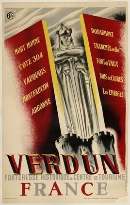 Verdun. Forteresse historique. Centre de tourisme. France (1929-1940)