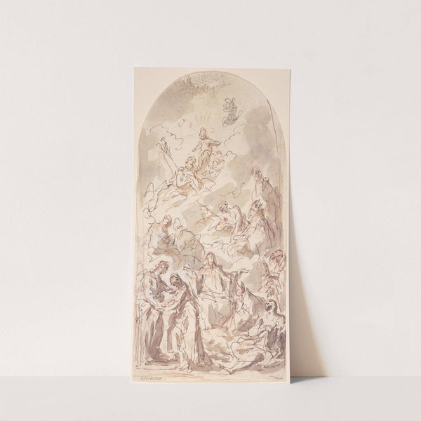 Verehrung des Christusknaben by Gaspare Diziani