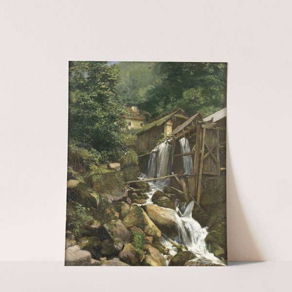 Verfallene Mühle by Ernestine von Kirchsberg