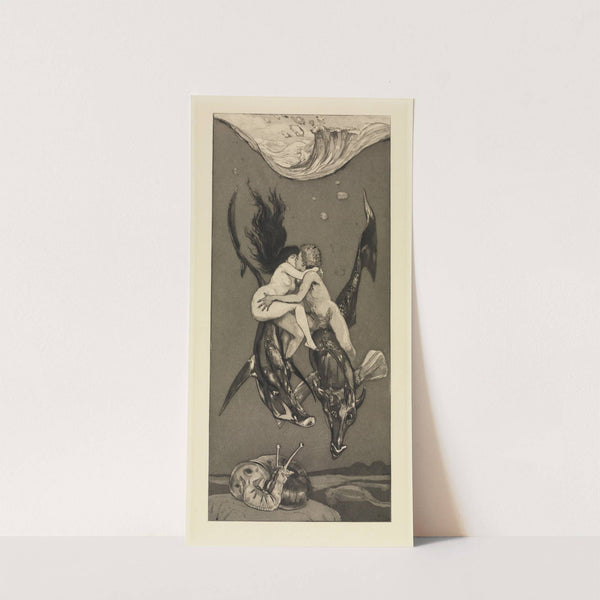 Verführung (Ein Leben, Opus VIII, Blatt 4) (1884-1891) by Max Klinger