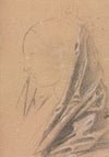 Verona Sketchbook: Female head with drapery(page 81)
