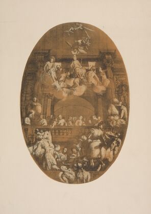 Veronese – Study for allegorical picture of Venice crowned by Fame