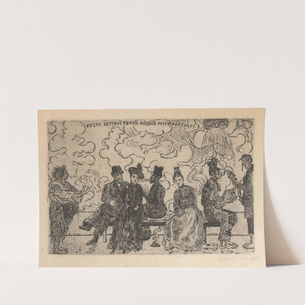 Verpesting beneden, verpesting boven, verpesting overal by James Ensor