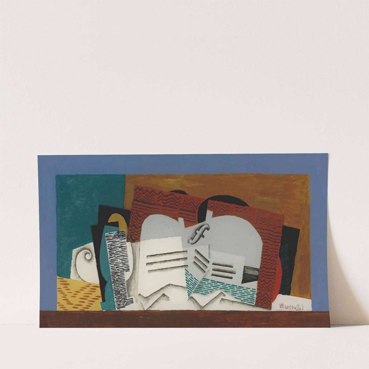 Verre Et Violon by Louis Marcoussis
