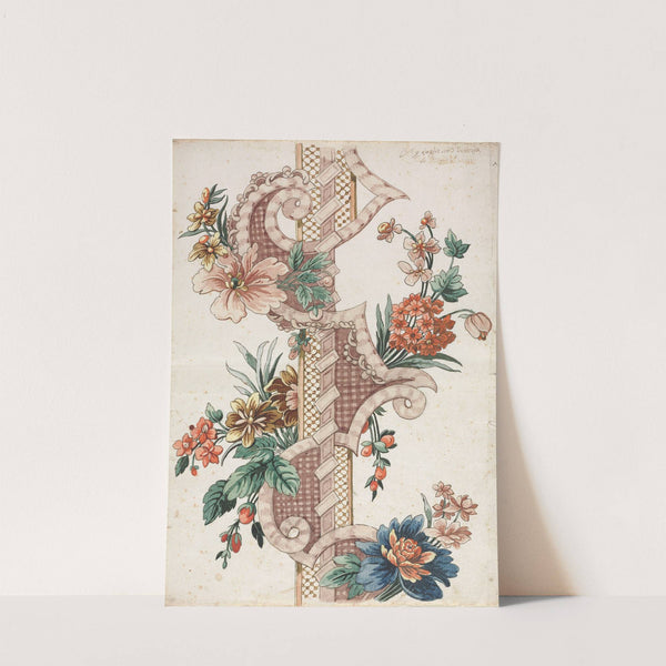 Vertical Decorative Floral Band (1773) by Giacomo Cavenezia