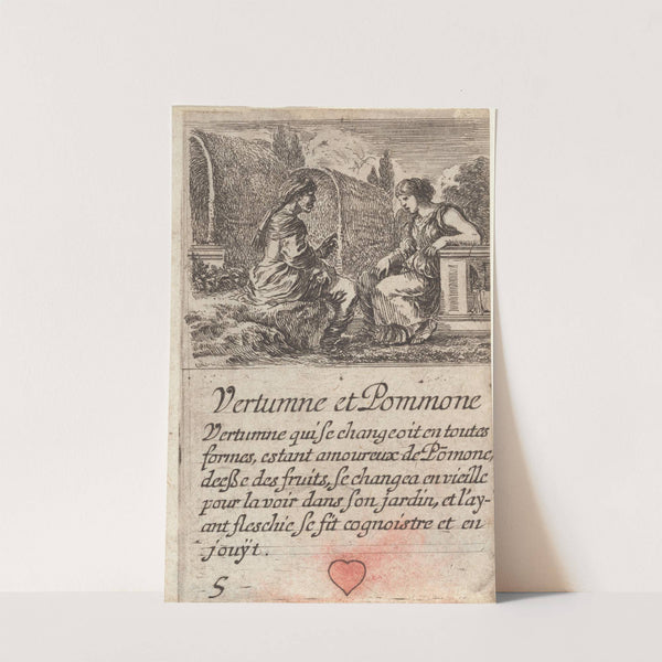 Vertumne et Pomone by Stefano Della Bella