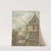 Vervallen huizen aan het water by Jan Hulswit