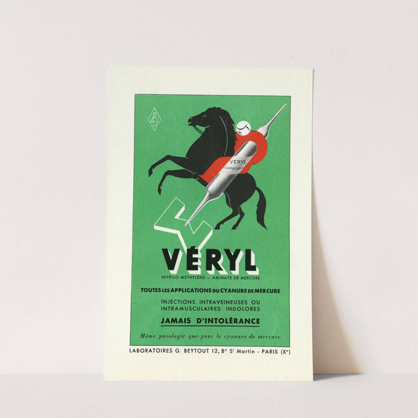 Véryl (1910-1950) by Laboratoires G. Beytout