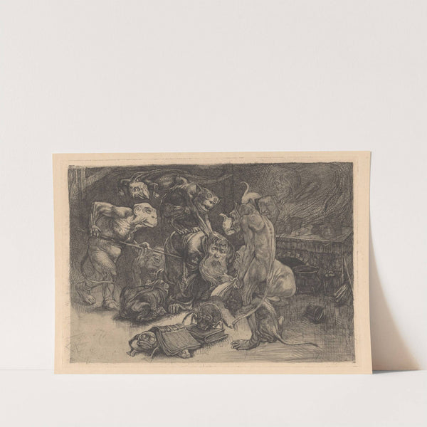 Verzoeking van de heilige Antonius by Johannes Josephus Aarts