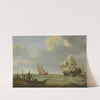 Vessels In A Breeze by Jan Claesz. Rietschoof