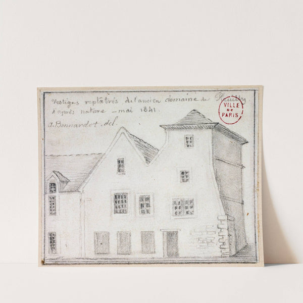 Vestiges replâtrés de l’ancien domaine de Reuilly (1841) by Alfred Bonnardot