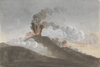 Vesuvius in Eruption.