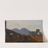 Vesuvius Seen from St January Bridge, Naples by Gustaf Söderberg
