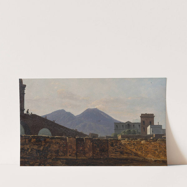 Vesuvius Seen from St January Bridge, Naples by Gustaf Söderberg