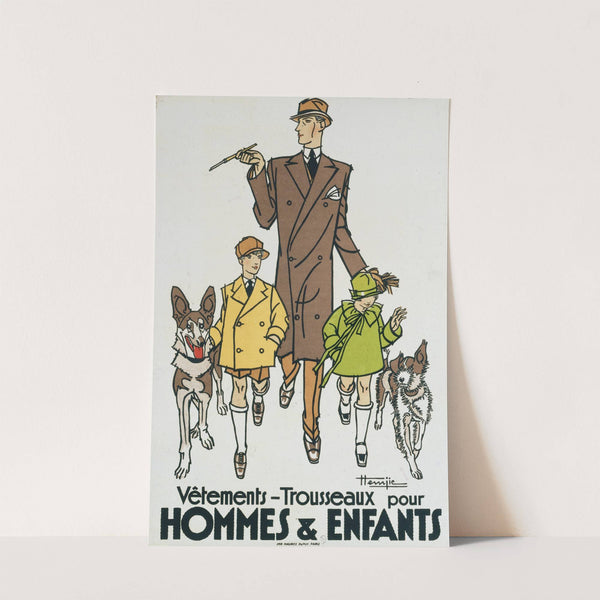 Vêtements-Trousseaux pour HOMMES &#038; ENFANTS (1920-1930) by Marcel-Jacques Hemjic
