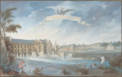 Veüe Et perspective du Chateau de Chenonceaux — size preview
