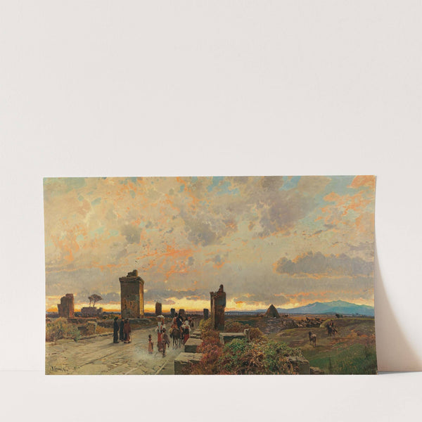 Via Appia Antica by Hermann David Salomon Corrodi