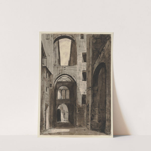 Via Galluzza, Siena by Hermann Lismann