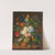 Viburnum Oculus, Roses, Plumbago, Primula Auricula, Hemerocallis, Companula, Chinadoxia and Epiphyllum on a ledge with a Pineapple and a Parrot by Franz Xaver Petter