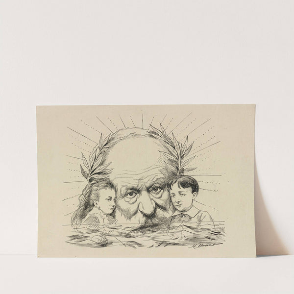 Victor, Jeanne et Georges Hugo (1882) by Henri Demare