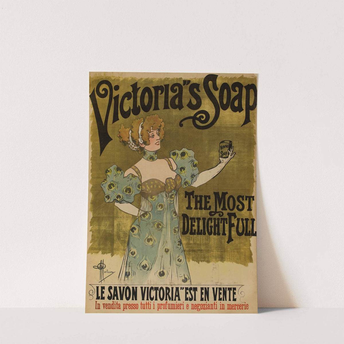 Victoria’s soap (1908) by Albert Guillaume