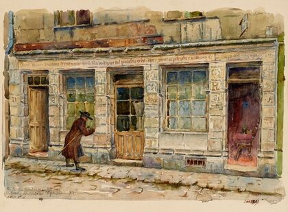 Vieille maison du XVè siècle, maison de Nicolas Flamel, dite maison du grand pignon, 51 rue de Montmorency