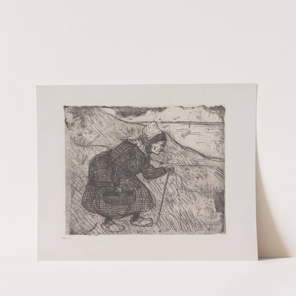 Vieille pêcheuse de moules (1897) by Jean-Émile Laboureur