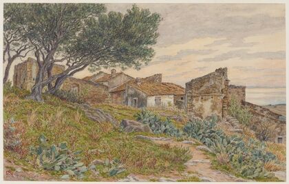 Vieilles maisons à Bormes (1925)
