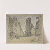 Vieilles maisons rue Beauregard et rue de la Lune by Ferdinand Boberg