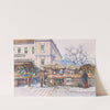 Vienna, Naschmarkt by Fritz Lach